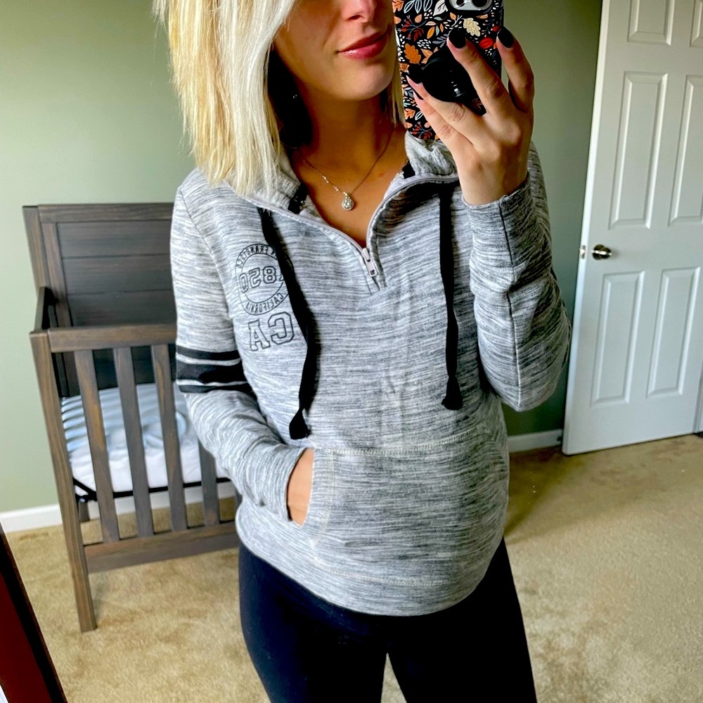 Half Zip Hoodie Small
